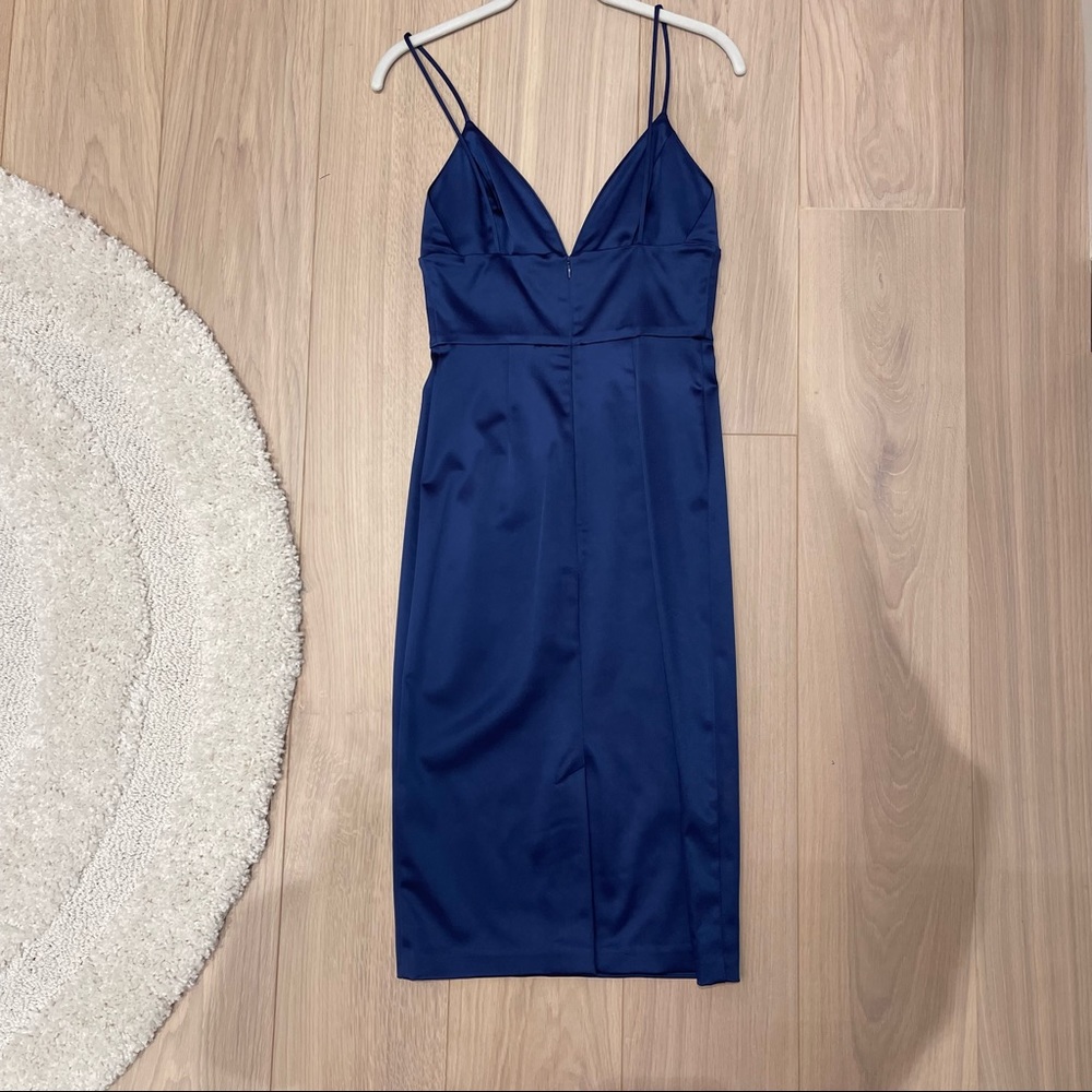 Solace London Blue Midi Dress